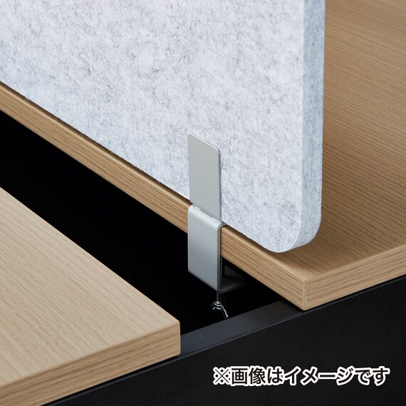 フリーアドレスデスク(FA1-2400 OAK/BK) 15枚目画像