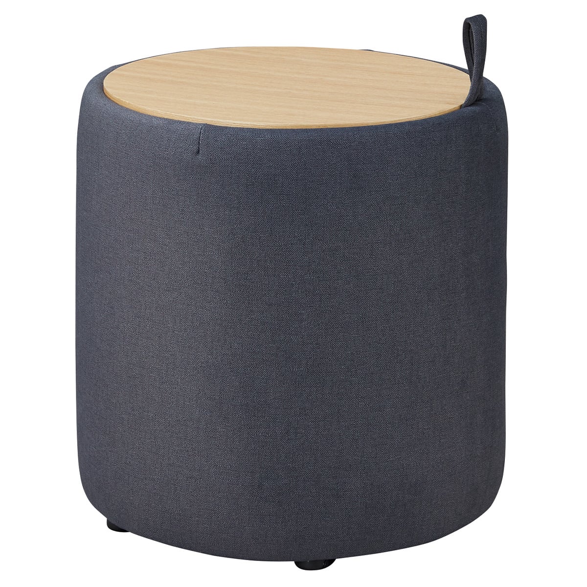 スツール(E7009 円形 BK/BK/OAK) | ニトリネット【公式】 家具