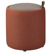 スツール(E7009 円形 本体:OR/天板:OAK)