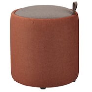 スツール(E7009 円形 本体:OR/天板:OAK)