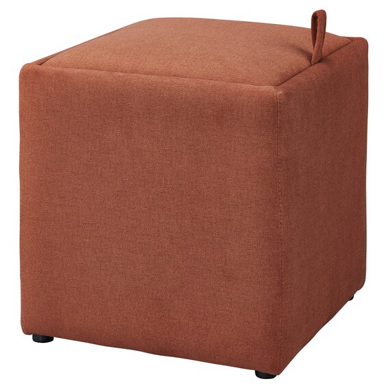 スツール(E7010 角形 OR/OR/OAK) 1枚目画像