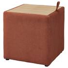 スツール(E7010 角形 OR/OR/OAK) 3枚目画像