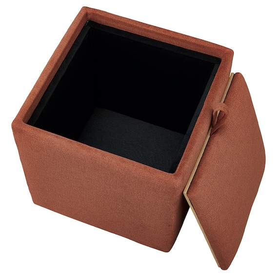 スツール(E7010 角形 OR/OR/OAK) 4枚目画像