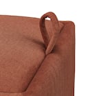 スツール(E7010 角形 OR/OR/OAK) 5枚目画像