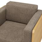 1人用布張りソファ(WD10P NA/BR) 9枚目画像