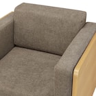 1人用布張りソファ(WD10P NA/BR) 9枚目画像