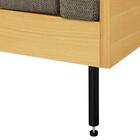 1人用布張りソファ(WD10P NA/BR) 10枚目画像