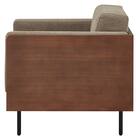 1人用布張りソファ(WD10P MBR/BR) 4枚目画像