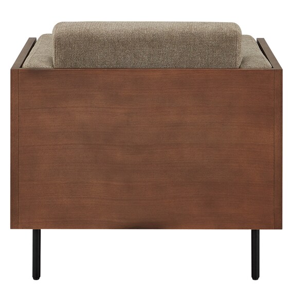 1人用布張りソファ(WD10P MBR/BR) 6枚目画像