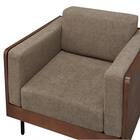 1人用布張りソファ(WD10P MBR/BR) 7枚目画像