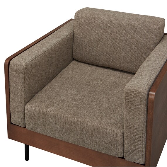 1人用布張りソファ(WD10P MBR/BR) 7枚目画像