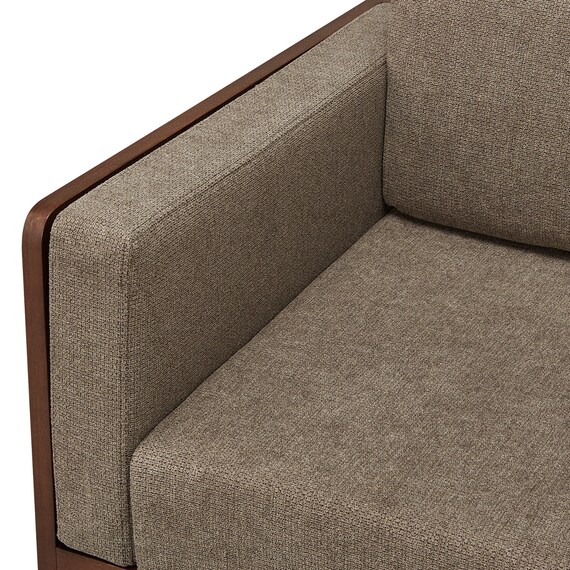 1人用布張りソファ(WD10P MBR/BR) 8枚目画像