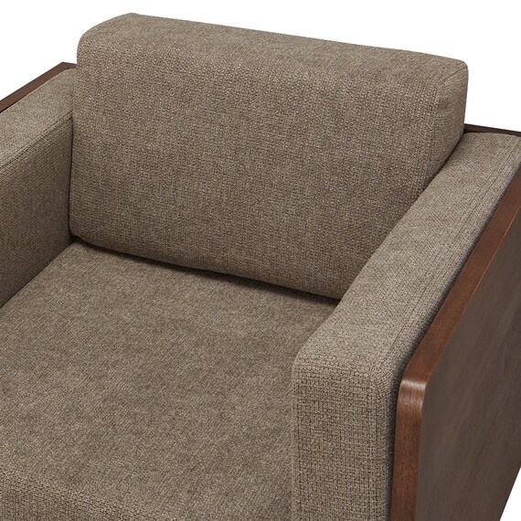 1人用布張りソファ(WD10P MBR/BR) 9枚目画像