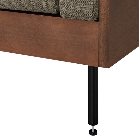 1人用布張りソファ(WD10P MBR/BR) 10枚目画像