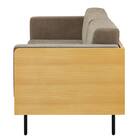 3人用布張りソファ(WD10P NA/BR) 4枚目画像