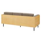 3人用布張りソファ(WD10P NA/BR) 5枚目画像