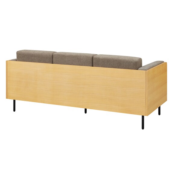 3人用布張りソファ(WD10P NA/BR) 5枚目画像