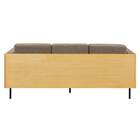 3人用布張りソファ(WD10P NA/BR) 6枚目画像