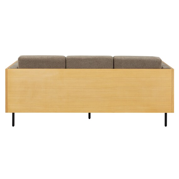 3人用布張りソファ(WD10P NA/BR) 6枚目画像