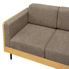 3人用布張りソファ(WD10P NA/BR) 7枚目画像