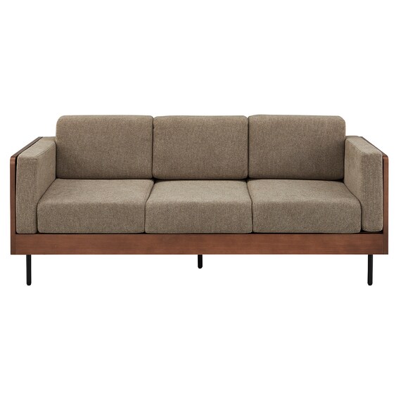 3人用布張りソファ(WD10P MBR/BR) 3枚目画像