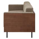 3人用布張りソファ(WD10P MBR/BR) 4枚目画像