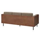 3人用布張りソファ(WD10P MBR/BR) 5枚目画像