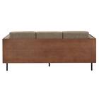 3人用布張りソファ(WD10P MBR/BR) 6枚目画像