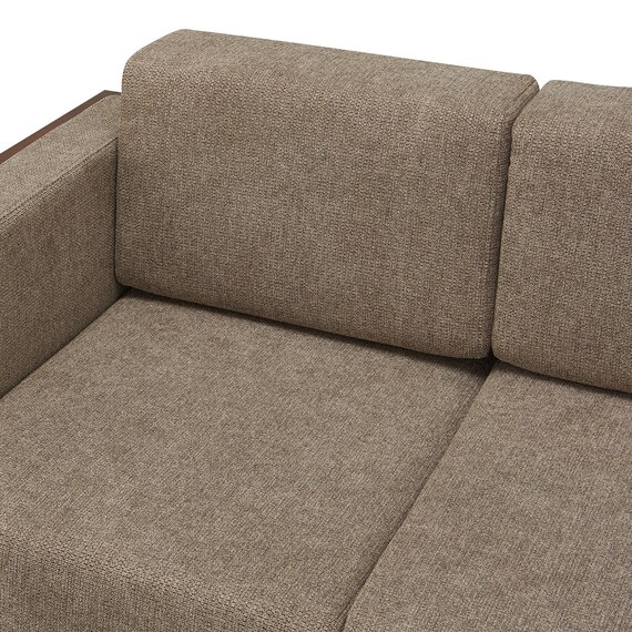 3人用布張りソファ(WD10P MBR/BR) 8枚目画像