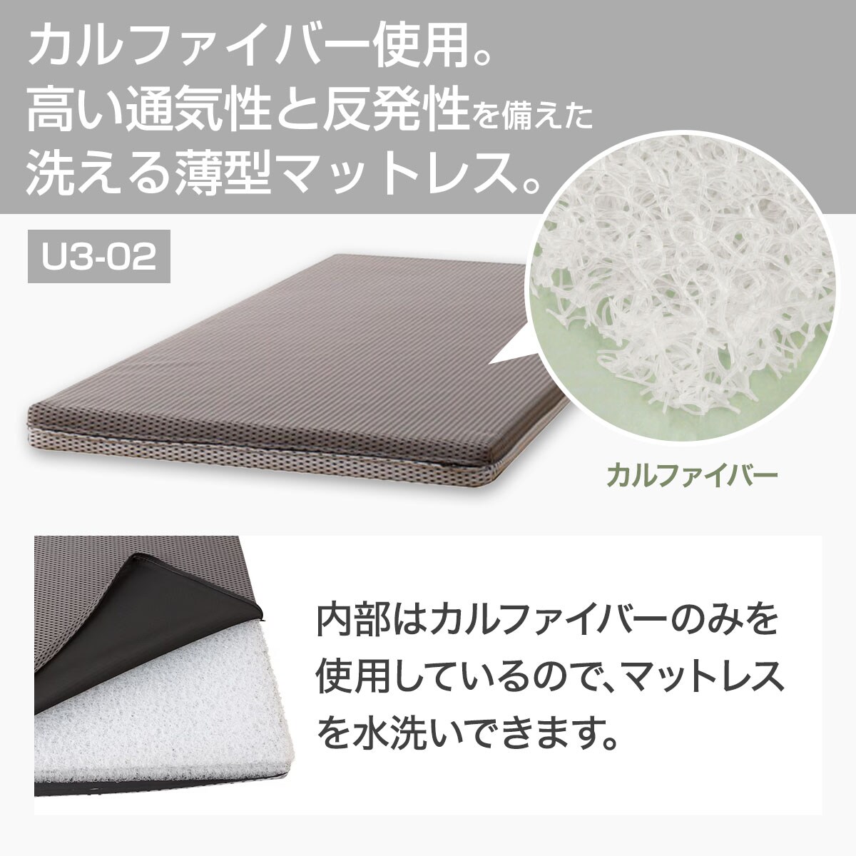 ダブルマットレス(U3-02) | ニトリネット【公式】 家具・インテリア通販