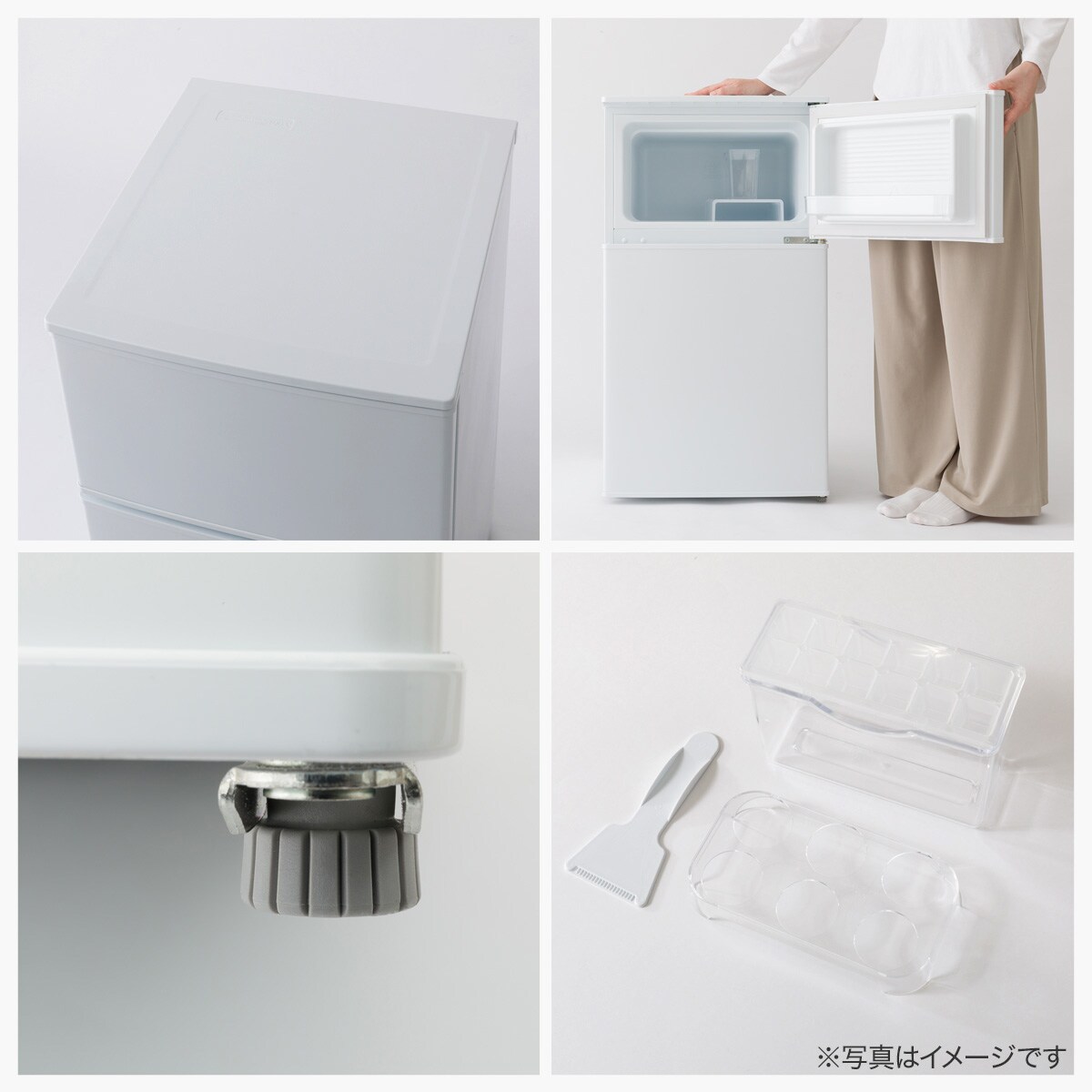 家電2点セット】90L冷蔵庫+4.5kg洗濯機セット (ホワイト)通販 家電2点セット】90L冷蔵庫+4.5kg洗濯機セット (ホワイト)通販