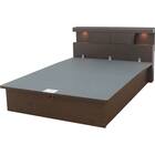 ダブルベッドフレーム(OP KG 宮・照明付き 縦開き 深型 MBR) 7枚目画像