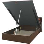 ダブルベッドフレーム(OP KG 宮・照明付き 縦開き 深型 MBR) 9枚目画像