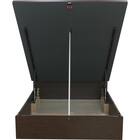 ダブルベッドフレーム(OP KG 宮・照明付き 縦開き 深型 MBR) 10枚目画像