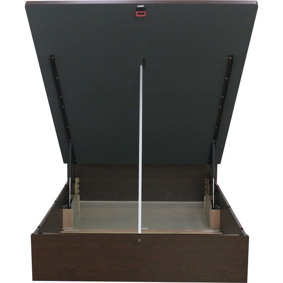 ダブルベッドフレーム(OP KG 宮・照明付き 縦開き 深型 MBR) 10枚目画像