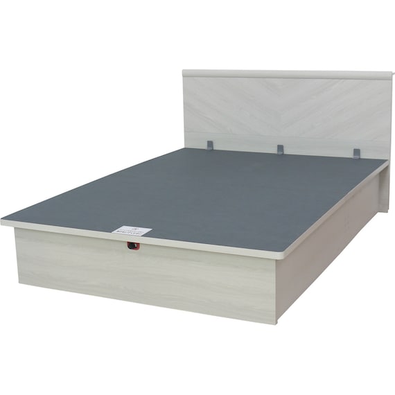 ダブルベッドフレーム(OP KG フラット 縦開き 深型 WW) 2枚目画像