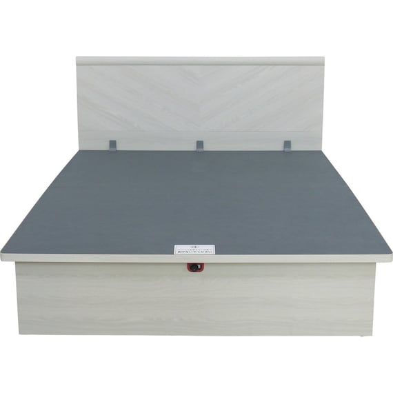 ダブルベッドフレーム(OP KG フラット 縦開き 深型 WW) 4枚目画像