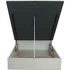 ダブルベッドフレーム(OP KG フラット 縦開き 深型 WW) 5枚目画像