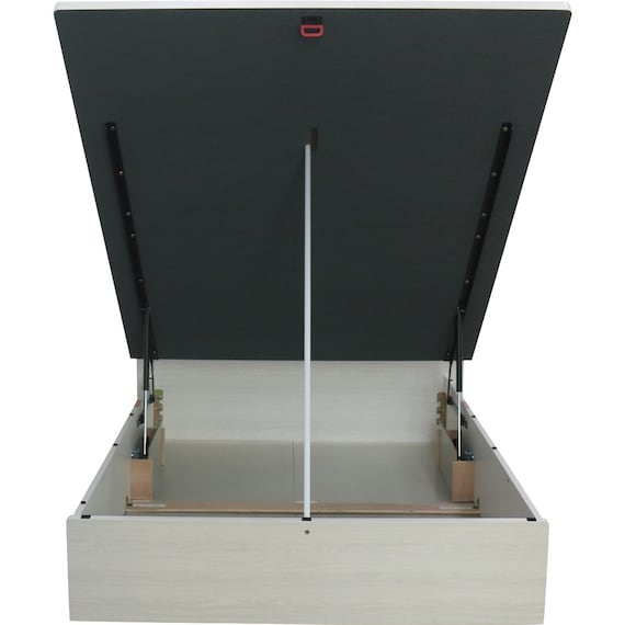 ダブルベッドフレーム(OP KG フラット 縦開き 深型 WW) 5枚目画像