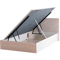ダブルベッドフレーム(OP KG フラット 横開き 深型 WW)