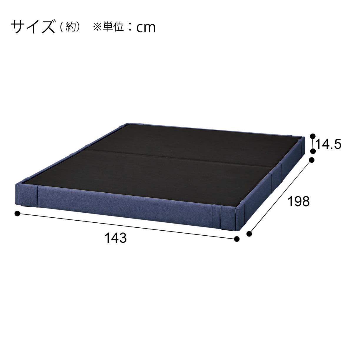 組み合わせベッド ヘッドレスベッドフレーム ダブル (OY001 通常生地