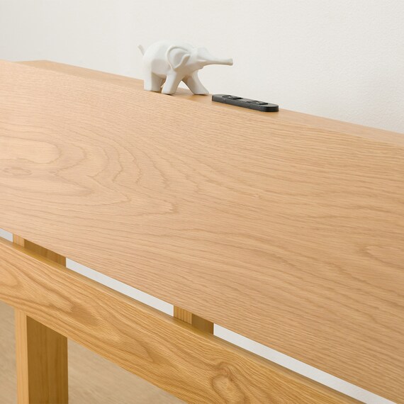 コンセント付きダブルベッドフレーム(BN-002 LBR) 9枚目画像