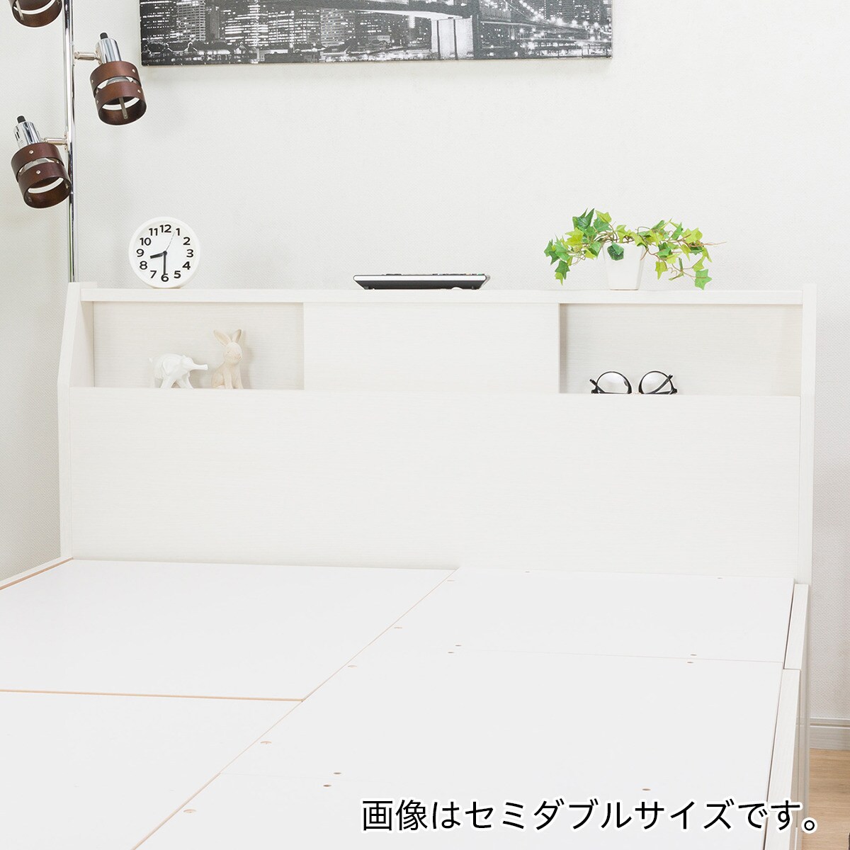 ダブルベッドフレーム(アザン3 WW チェスト40J)