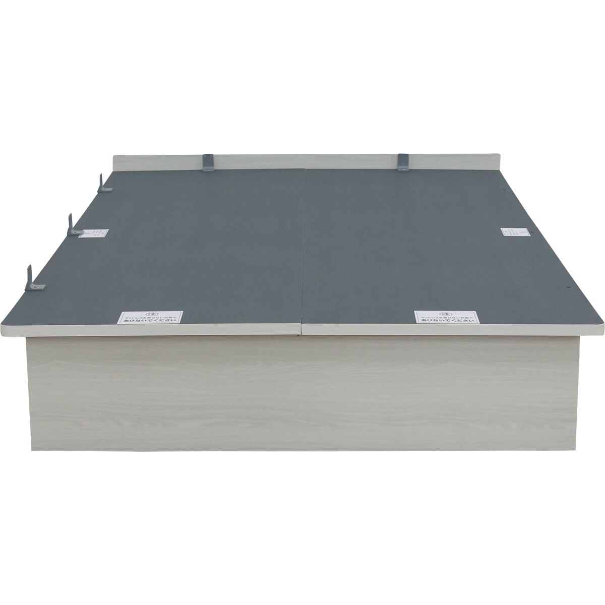 ダブルベッドフレーム(OP KG ヘッドレス 横開き 深型 WW