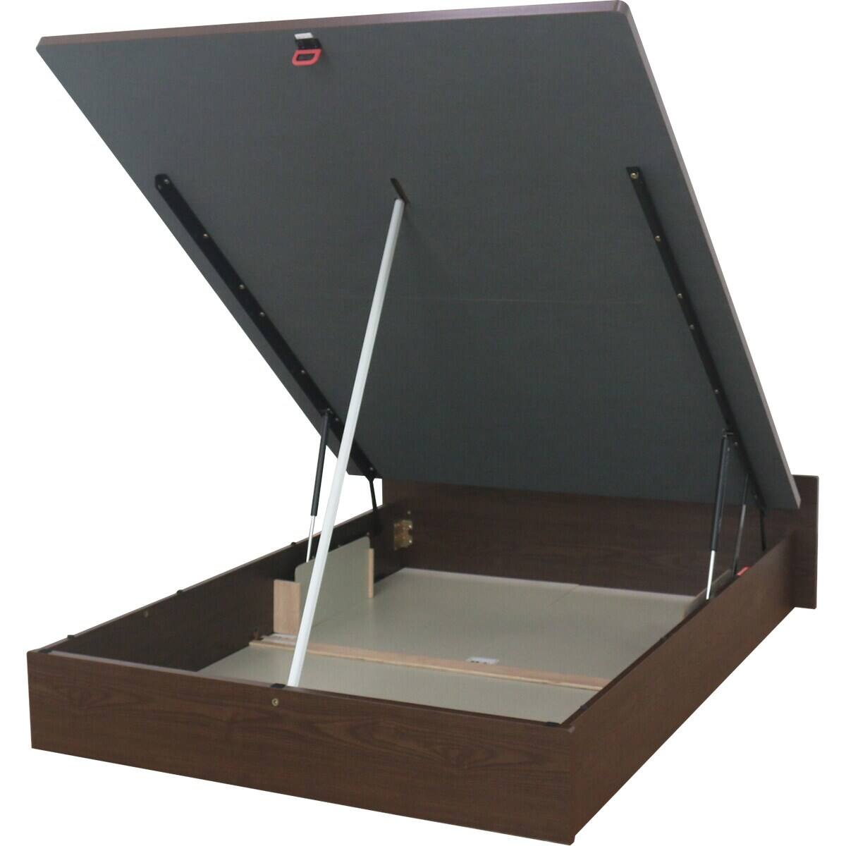 ダブルベッドフレーム(OP KG ヘッドレス 縦開き 浅型 MBR) | ニトリ