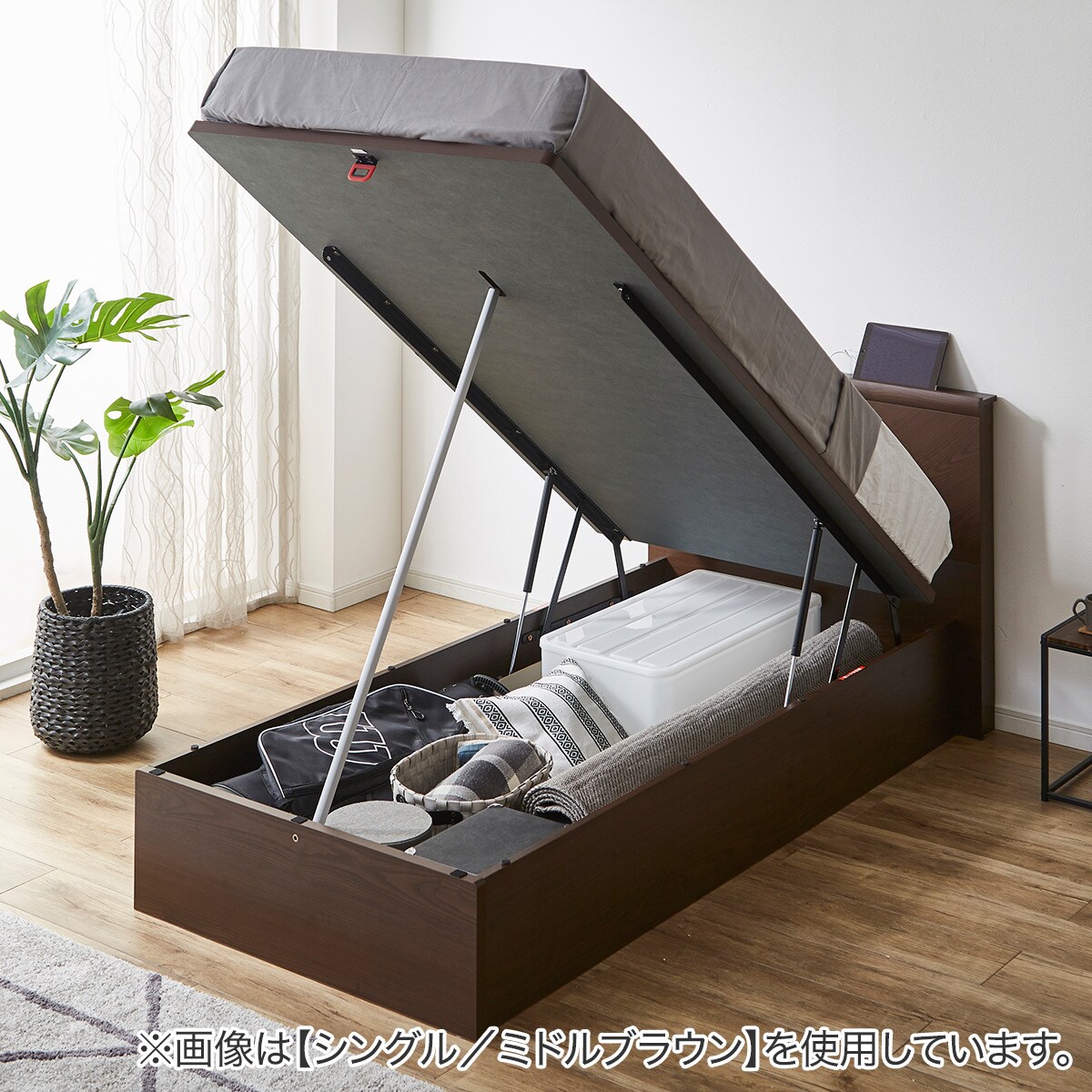 [美品☆送料込] ニトリダブルベッド幅142 東京インテリアマットレス 美品☆送料込] ニトリダブルベッド幅142 東京インテリア