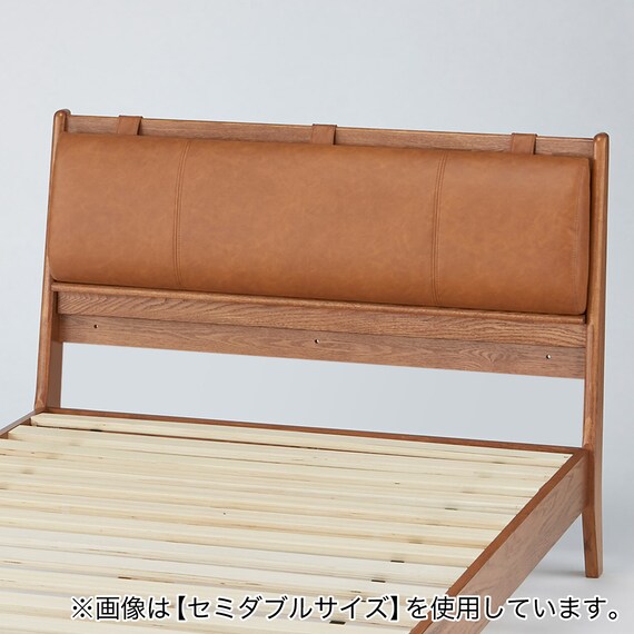 ベッド + ヘッドクッションセット ダブル (Living in Comfort ANV001 すのこ MBR) 3枚目画像