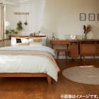 ベッド + ヘッドクッションセット ダブル (Living in Comfort ANV001 すのこ MBR) 5枚目画像