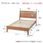 ベッド + ヘッドクッションセット ダブル (Living in Comfort ANV001 すのこ MBR) 6枚目画像