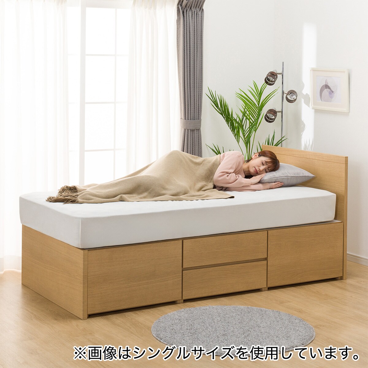 収納付きダブルベット（ジオ チェスト） 収納付きダブルベット（ジオ チェスト）